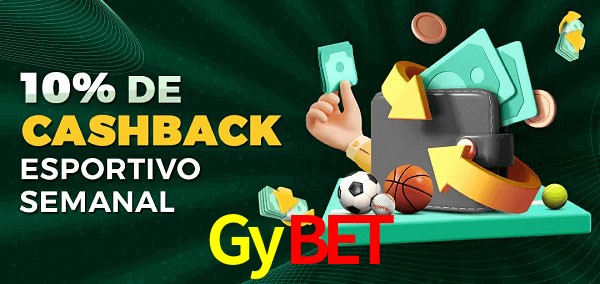 10% de bônus de cashback na Gybet